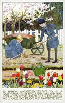 Movement Gallery: Girl Guides Gardening by Millicent Sowerby