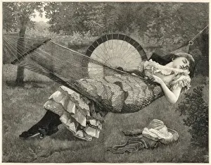 Girl in Hammock 1885