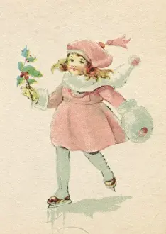 Girl iceskating