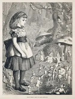 Plum Prints: Girl, Imps, Toadstools