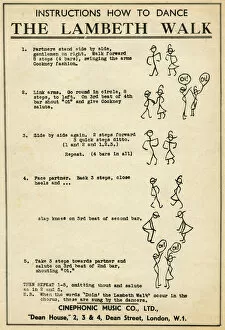 Stick Collection: Me and My Girl - Instructions how to dance the Lambeth Walk
