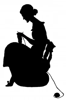 Girl Knits Silhouette