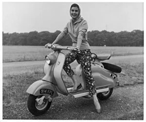 Cycling Collection: Girl on a Lambretta