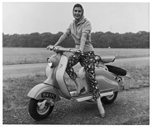 Mark Collection: Girl on a Lambretta