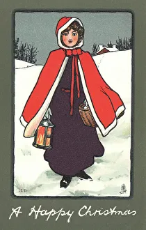 Pike Prints: Girl with a Lantern