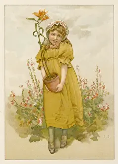Girl with Lilies 1886