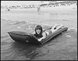 Girl on a Lilo