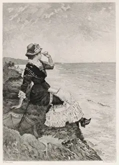Girl Looks out to Sea