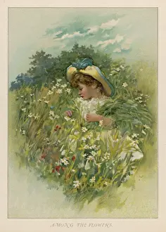 Cocked Prints: Girl in a Meadow 1889
