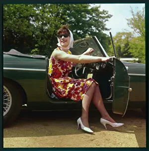 Floral Gallery: Girl in Mgb 1960S