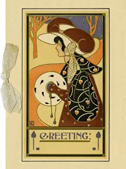 Girl in a muff