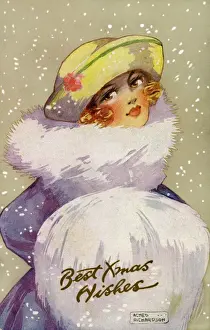 Muff Prints: Girl with a muff