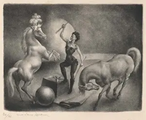 Props Prints: Girl & Performing Horses