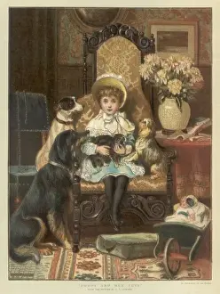 Claiming Prints: Girl with Pets 1886