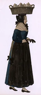 Images Dated 7th June 2018: GIRL WITH POTS C1850