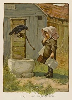 Girl at Pump & Crow 19C