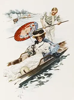 Girl Punted at Oxford