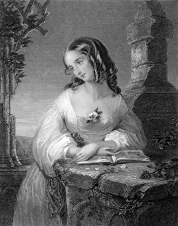 Twilight Prints: A girl reading poetry