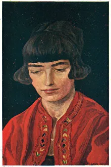 Girl In A Red Coat