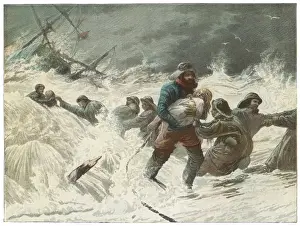 Girl Rescued from Ship