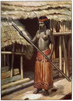 Borneo Prints: Girl of Sarawak, Borneo