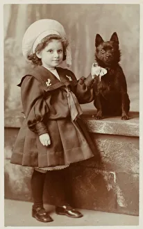 Sailor Gallery: Girl with Schipperke