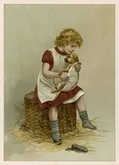 Girl & Sick Puppy