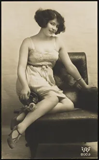 Slips Gallery: Girl in a Slip - Photo