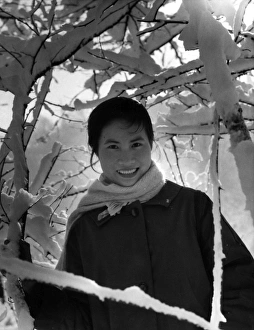 Images Dated 1st March 2012: Girl in Snow / Photo / 1960