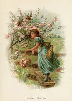 Spring Gallery: Girl on Stile / Spring