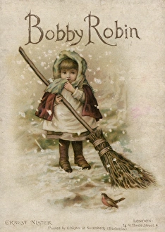 Girl and Snowflakes