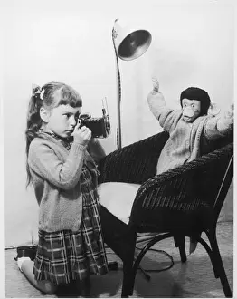 Girl Takes Photo