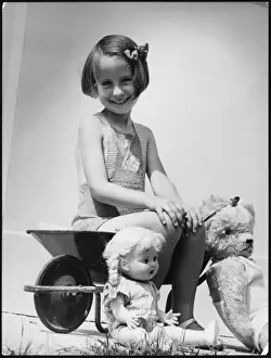 Girl with Toys 1940S