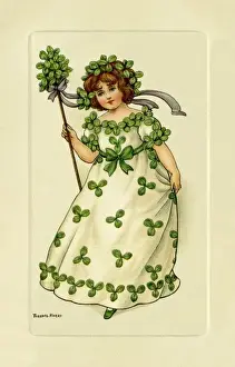 Girl withclover
