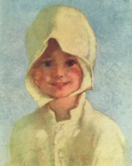 Palmer Prints: Girl In A Yellow Coat