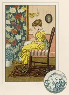 Sews Prints: Girl in Yellow Dress Sew