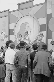Girlie show, carnival, Brownsville, Texas
