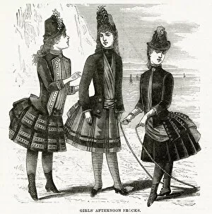 Girls afternoon frocks 1886