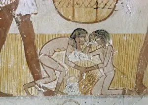 Argue Prints: Girls Arguing Tomb of Menna