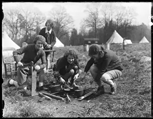 Girls Camping 1930S