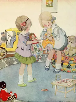 Girls and their dolls