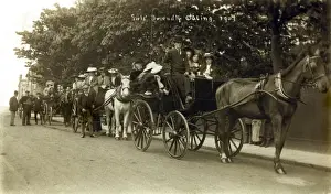 Naze Prints: Girls Friendly Outing, Walton-on-the-Naze, Essex