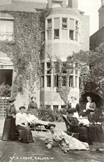 Croquet Prints: Girls Friendly Society (GFS) Lodge, Ealing, Middlesex