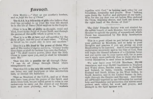 Girls Friendly Society (GFS) Membership Book pages 2-3