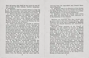 Girls Friendly Society (GFS) Membership Book pages 6-7