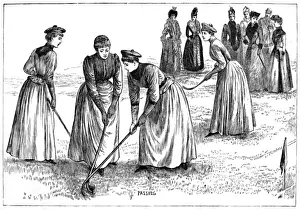 Hockey Prints: Girls Hockey 1890
