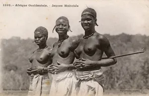 Breasted Prints: Three girls of The Mandinka - West Africa