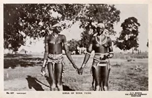 Necklaces Collection: Two Girls of the Nuer Tribe - Sudan