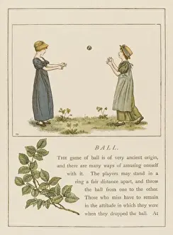 Girls Playing Ball