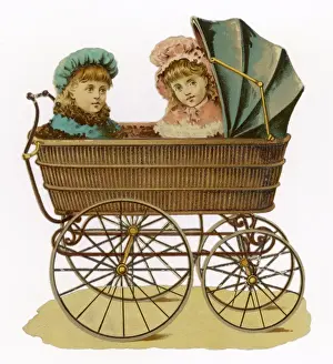 Girls in Pram
